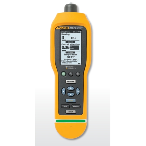 ¿Cómo comprobar el estado de la máquina? Medidor de vibraciones Fluke 805 FC